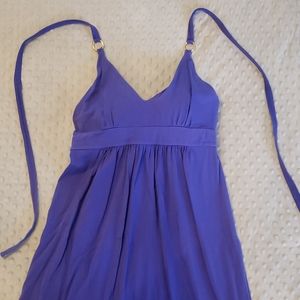 VS Plum Halter Dress w/Built in Bra